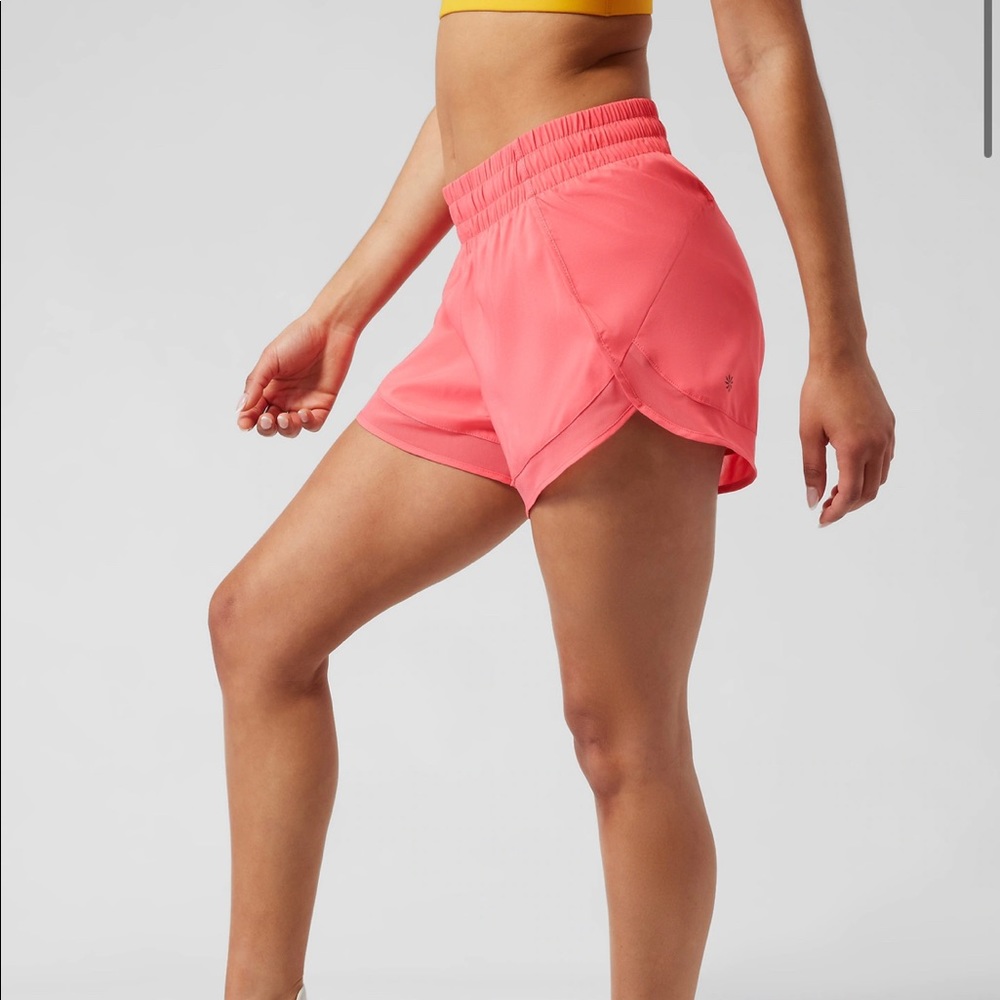 Athleta Mesh Racer Run Short 4”